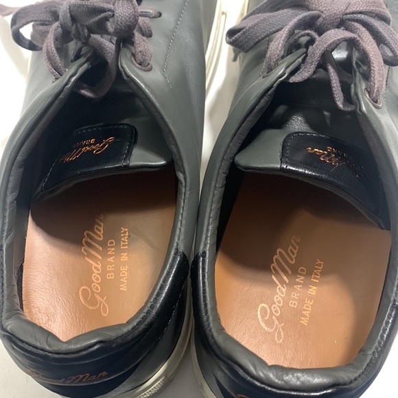 Good Man Brand Mens size 9 Low Top Sneaker Made in Italy Like New - Picture 3 of 6